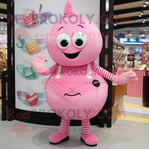 Pink Squash maskot kostume...