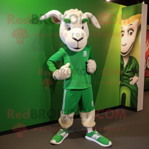 Green Goat mascotte kostuum...