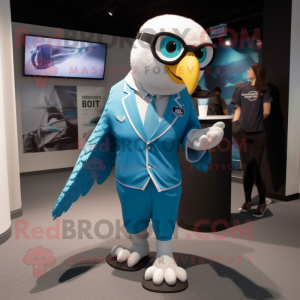 Sky Blue Falcon mascotte...