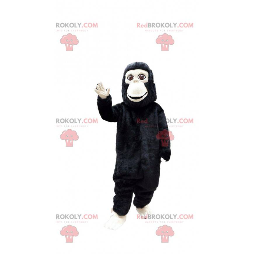 Mascotte de singe, costume de gorille, déguisement de la jungle