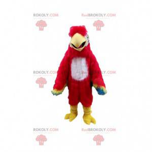 Mascotte de perroquet, costume d'oiseau exotique, oiseau coloré