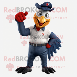 Navy Rooster mascotte...