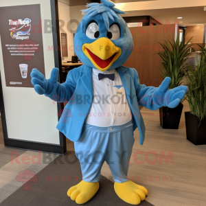 Sky Blue Hens maskot drakt...