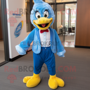 Sky Blue Hens mascotte...