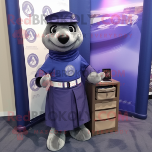 Lavender Navy Seal mascotte...