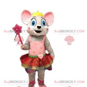 Mascotte del mouse, costume da ballerino, costume femminile -