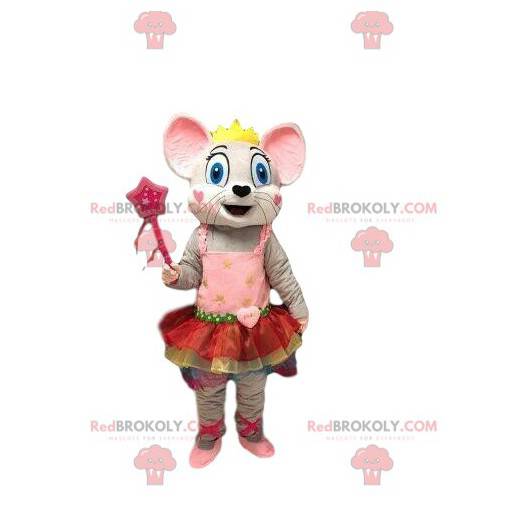 Mascota del ratón, traje de bailarina, traje femenino -