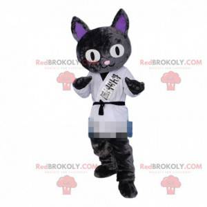 Mascotte gatto, costume judoka, costume karateka -