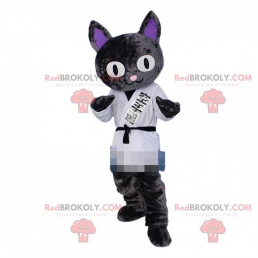 Kat mascotte, judokakostuum, karateka-kostuum - Redbrokoly.com
