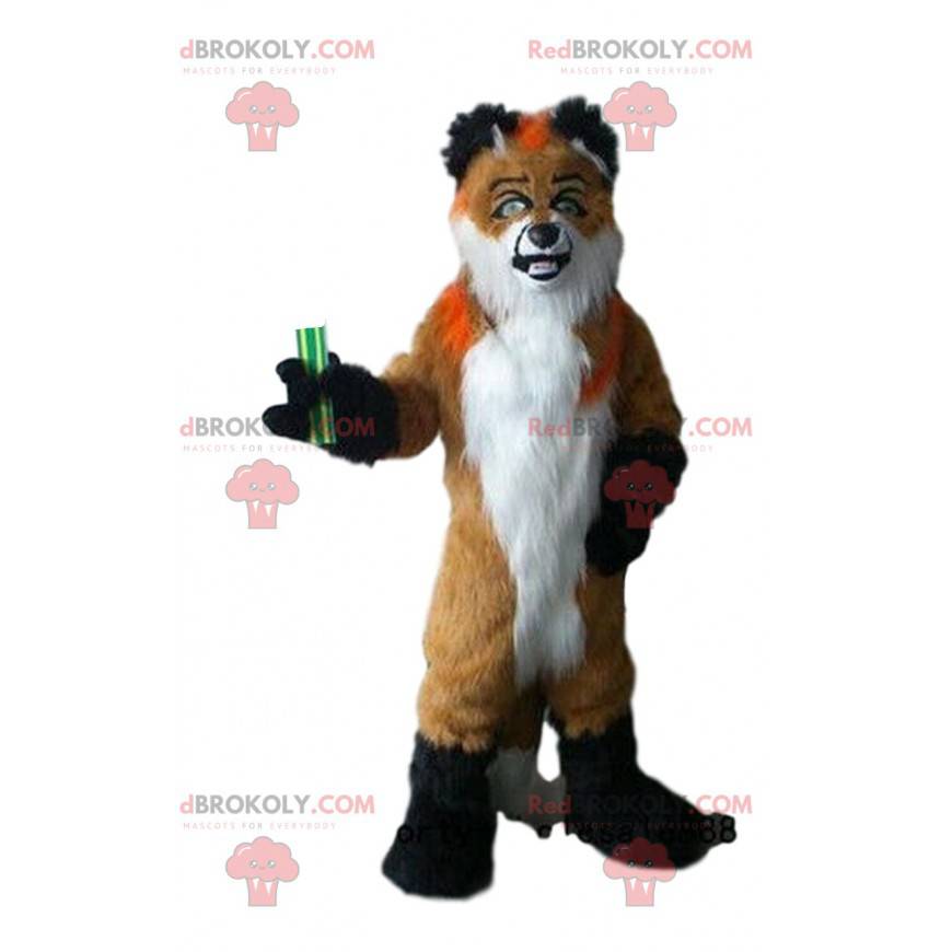 Maskot chlupatého psa, chlupatý pejsek - Redbrokoly.com Maskot chlupatého psa, chlupatý pejsek - Redbrokoly.com