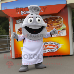 Silver Currywurst mascotte...