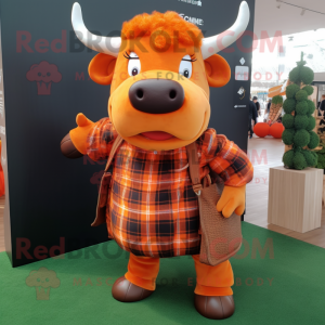 Orange Bull mascotte...