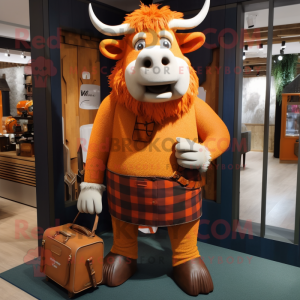 Orange Bull mascotte...