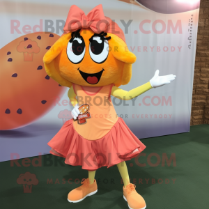 Peach Paella maskot kostume...