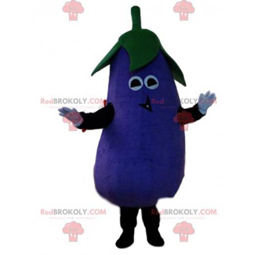 Eggplant mascot, vegetable costume, giant eggplant -