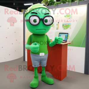 Green Computer mascotte...