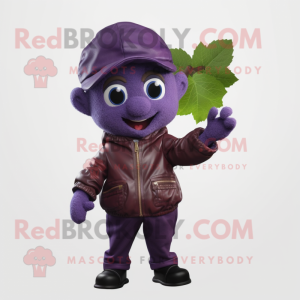 Lavendel Grape maskot...