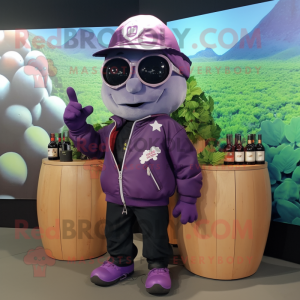 Lavendel druif mascotte...