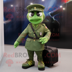 Green Army Soldier mascotte...