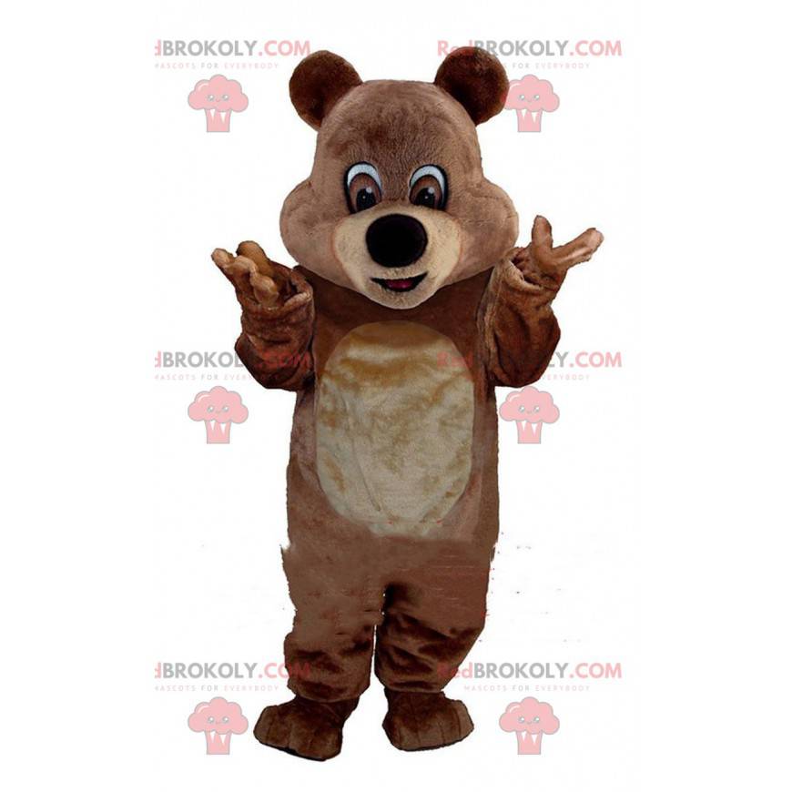 Brunbjörnmaskot, brun nallebjörndräkt - Redbrokoly.com Brunbjörnmaskot, brun nallebjörndräkt - Redbrokoly.com