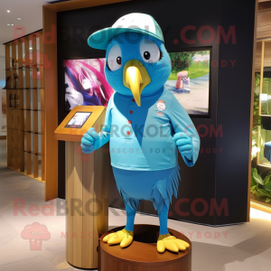 Cyan Parrot mascotte...