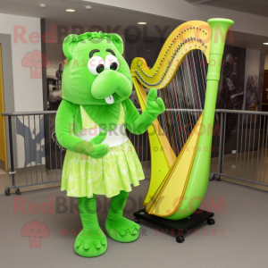 Limegrön Celtic Harpa...