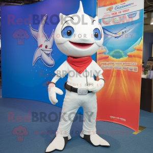 White Swordfish mascotte...