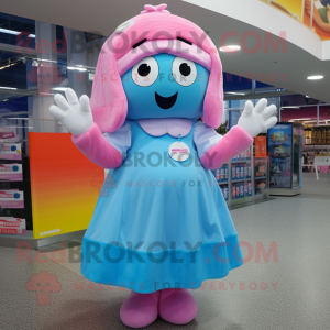 Postava maskota Sky Blue...