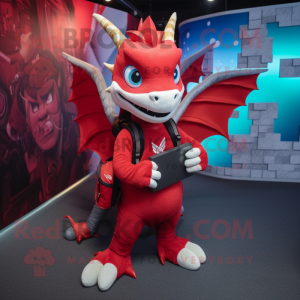 Red Dragon mascotte kostuum...