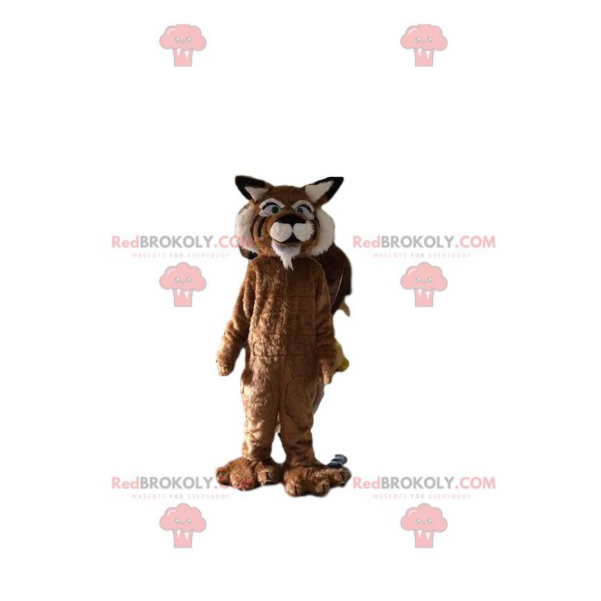 Tiger mascot, feline costume, giant puma disguise -