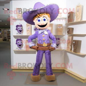 Lavendel Cowboy maskot...