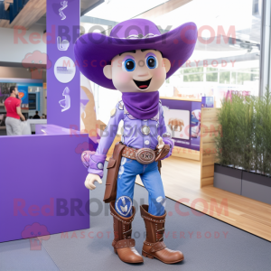 Lavendel Cowboy maskot...