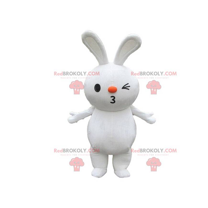 Stor hvit kaninmaskot, gnagerdrakt, kanin - Redbrokoly.com Stor hvit kaninmaskot, gnagerdrakt, kanin - Redbrokoly.com