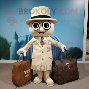 Beige Doctor mascotte...