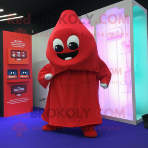 Red Ghost maskot kostume...