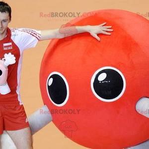 Mascotte de ballon rouge d'extra-terrestre - Redbrokoly.com