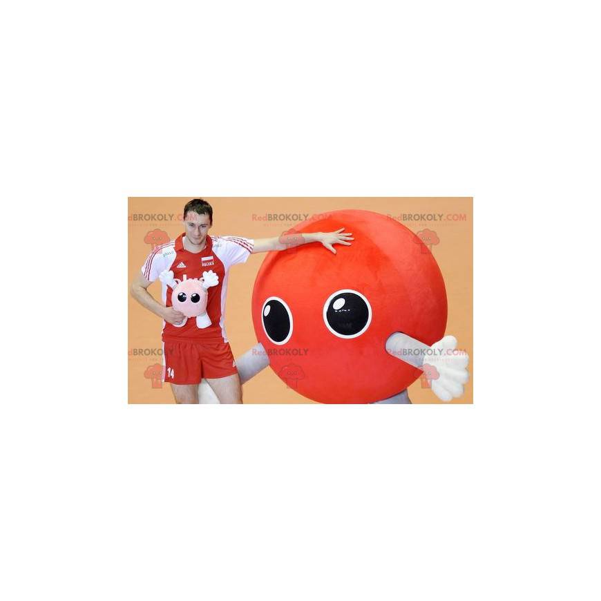 Alien red balloon mascot - Redbrokoly.com