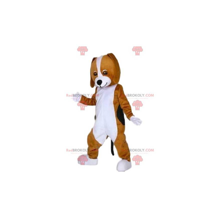 Brun maskot för hund, hunddräkt, hundförklädnad - Redbrokoly.com