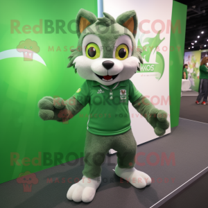 Green Lynx mascotte kostuum...