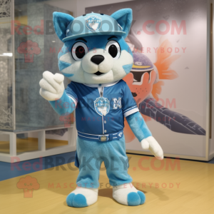 Sky Blue Lynx maskot...