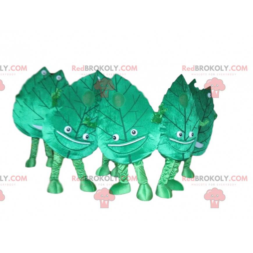 Tree leaf mascot, tree costume, nature disguise - Redbrokoly.com