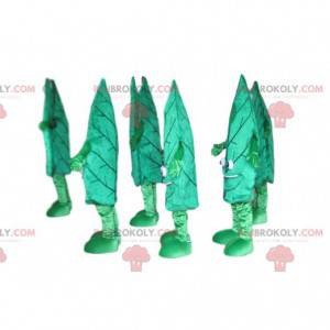 Tree leaf mascot, tree costume, nature disguise - Redbrokoly.com