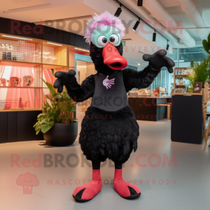 Black Flamingo mascotte...