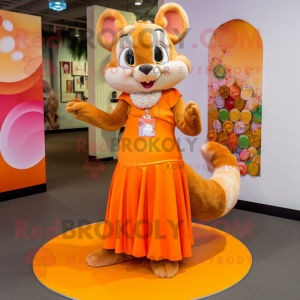 Orange Dormouse maskot...