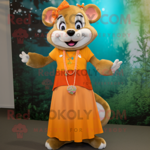 Orange Dormouse maskot...