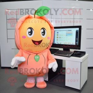 Peach Computer maskot...