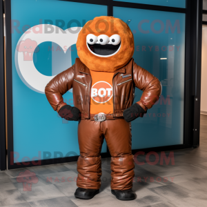 Rust Donut maskot kostym...