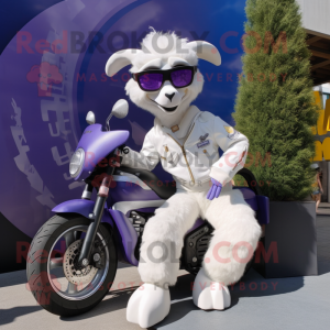 Lavendel angora geit maskot...