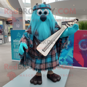 Turkis Celtic Harpe maskot...