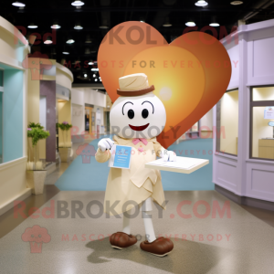 Cream Arrow Of Love maskot...